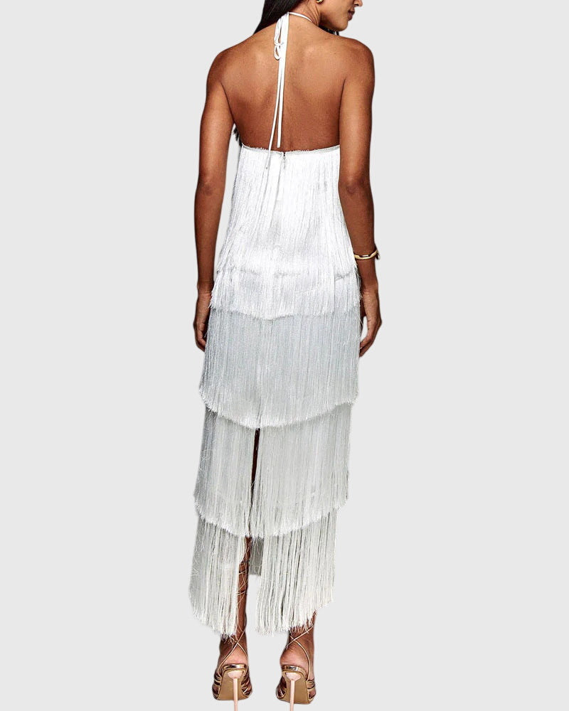 Artiselle - Tassel Formal Maxi Dress