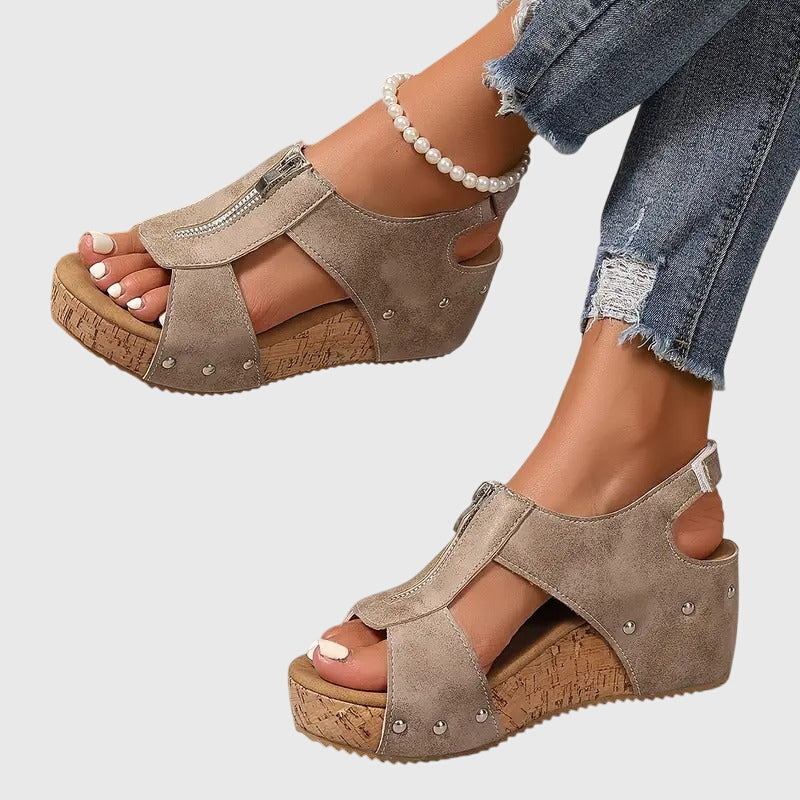 Styla - Orthopedic Wedge Sandals