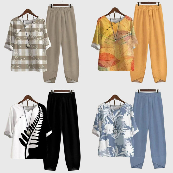 Alessia - Comfortable Two Piece Summer Set