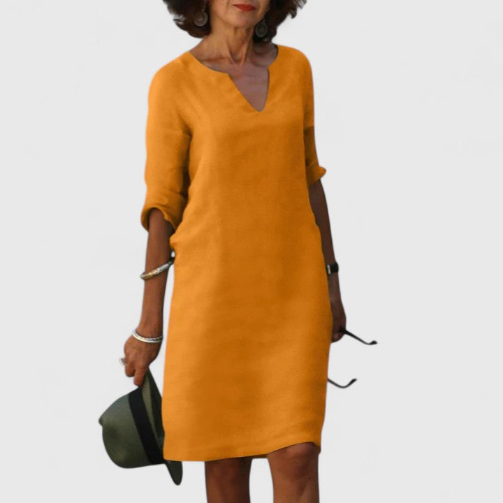 Taylor - Comfortable V-Neck Summer Dress