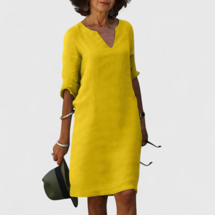 Taylor - Comfortable V-Neck Summer Dress