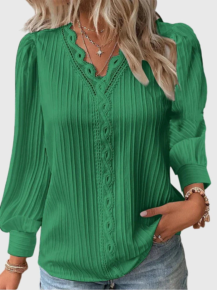 Andrea - Elegant Pullover Spring Blouse