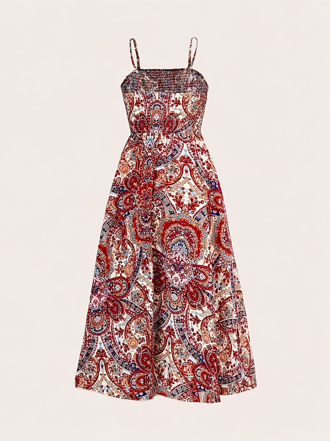 Meli - Casual Spaghetti Suspender Maxi Dress