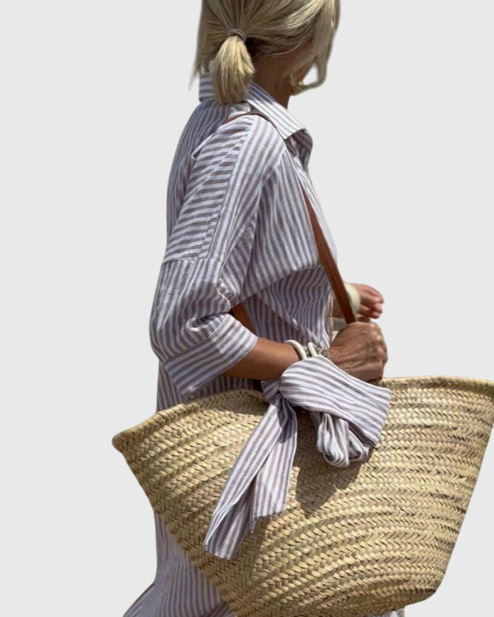 Ellen - Classic Striped Summer Dress