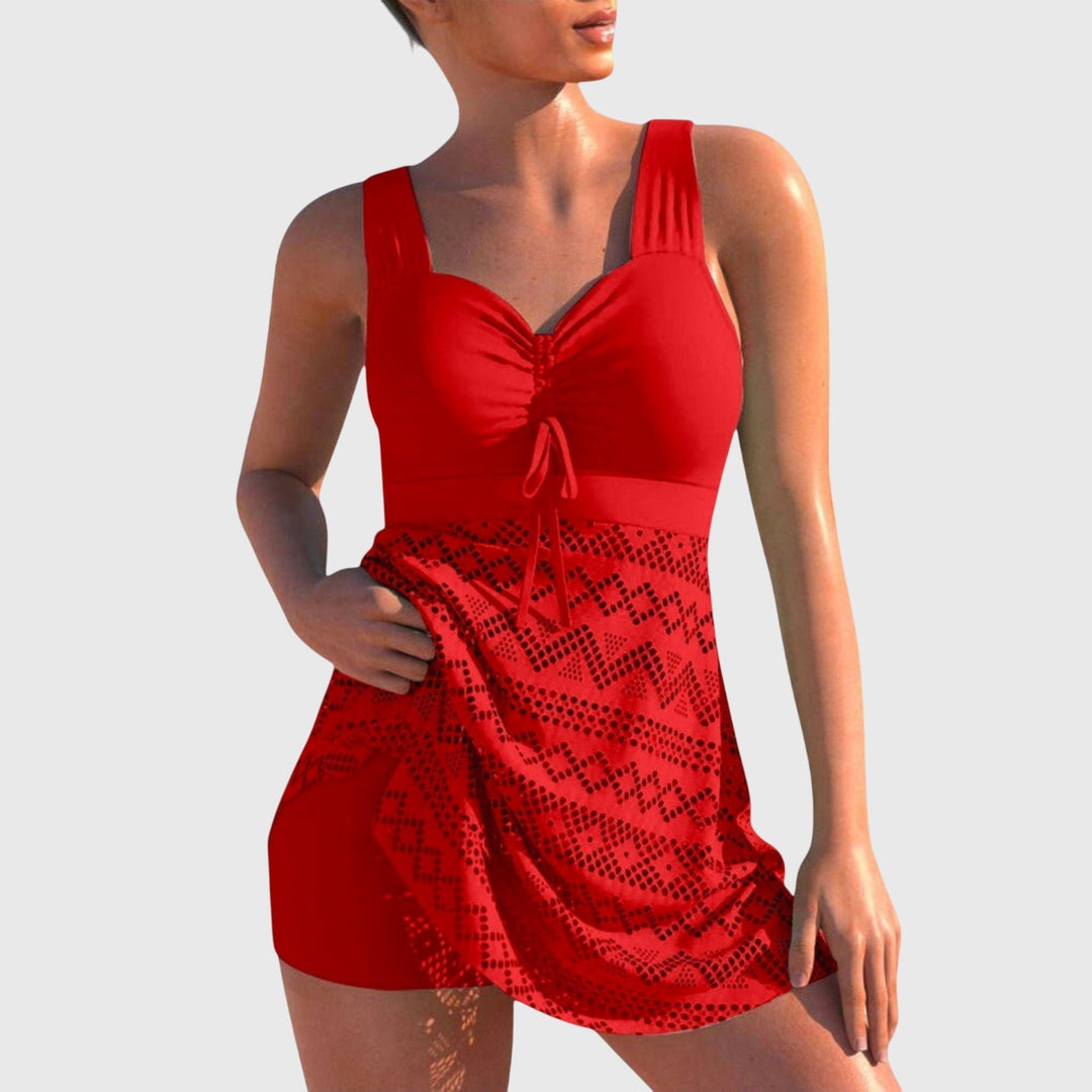 Rose - Women’s Modest Two-Piece Swimsuit Skirt Set
