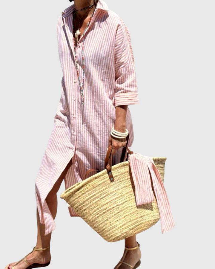 Ellen - Classic Striped Summer Dress