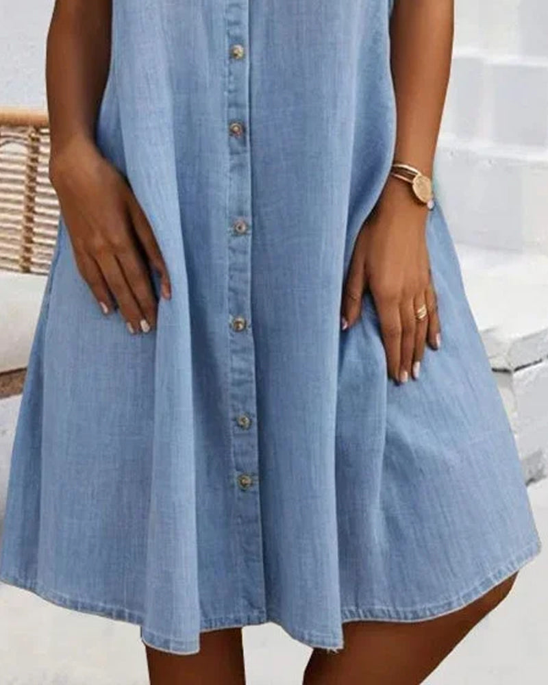 Jennifer - Lightweight Denim-look Dress Women