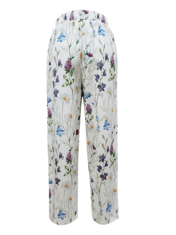 Kate - Floral Print Versatile Summer Pants