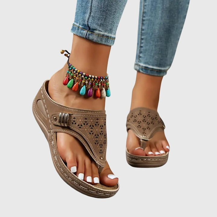 Kaylie - Orthopedic Platform Sandals