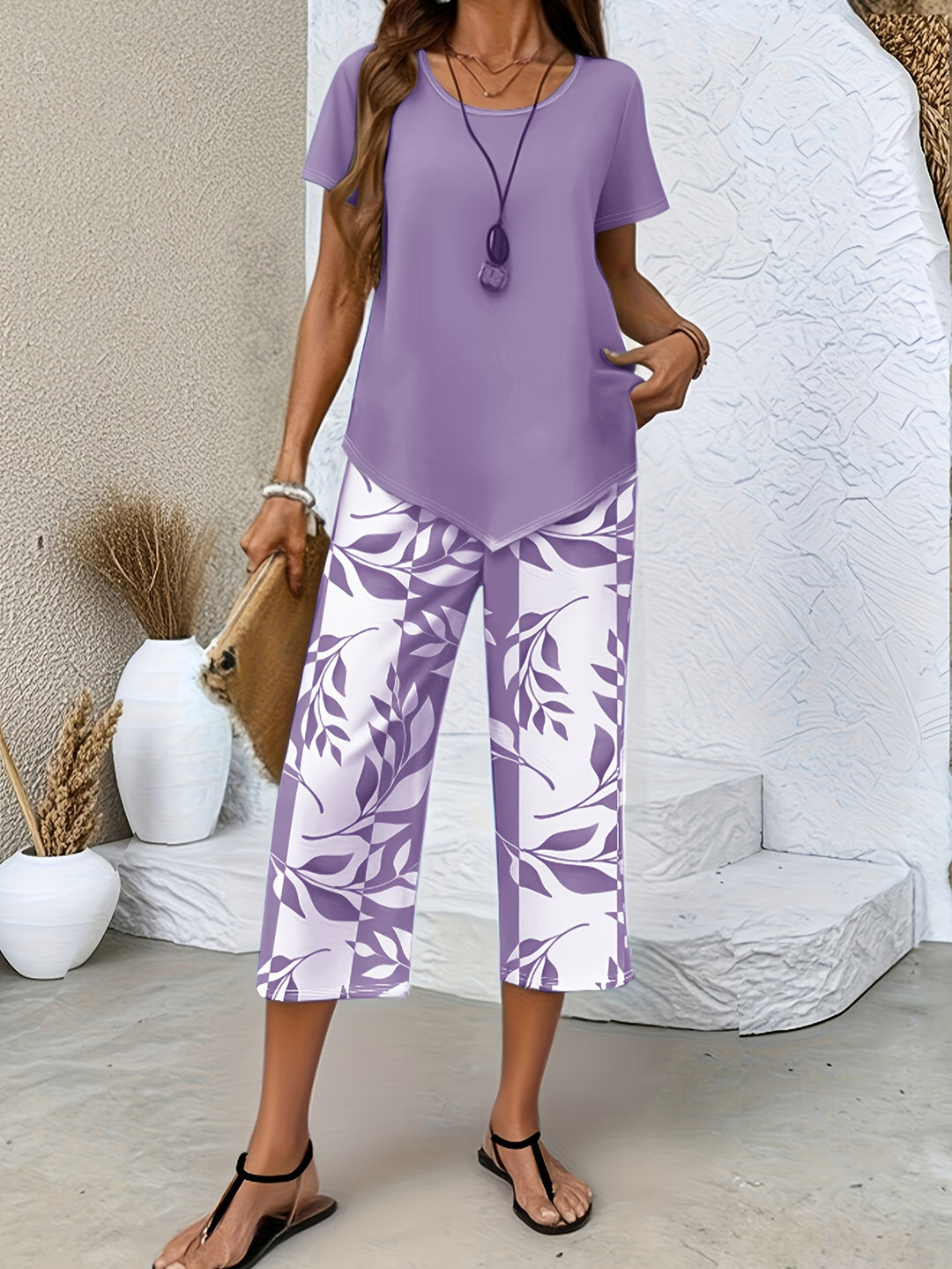 Saunie - Casual 2-Piece Summer Set