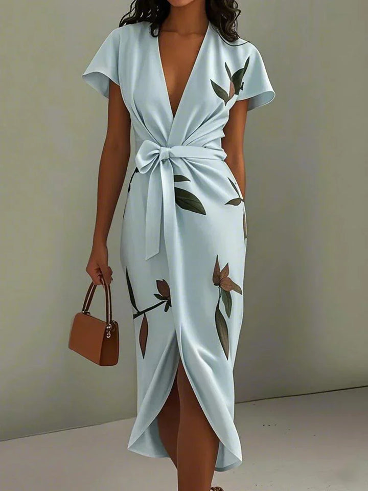 Julia - Stylish Wrap Formal Dress