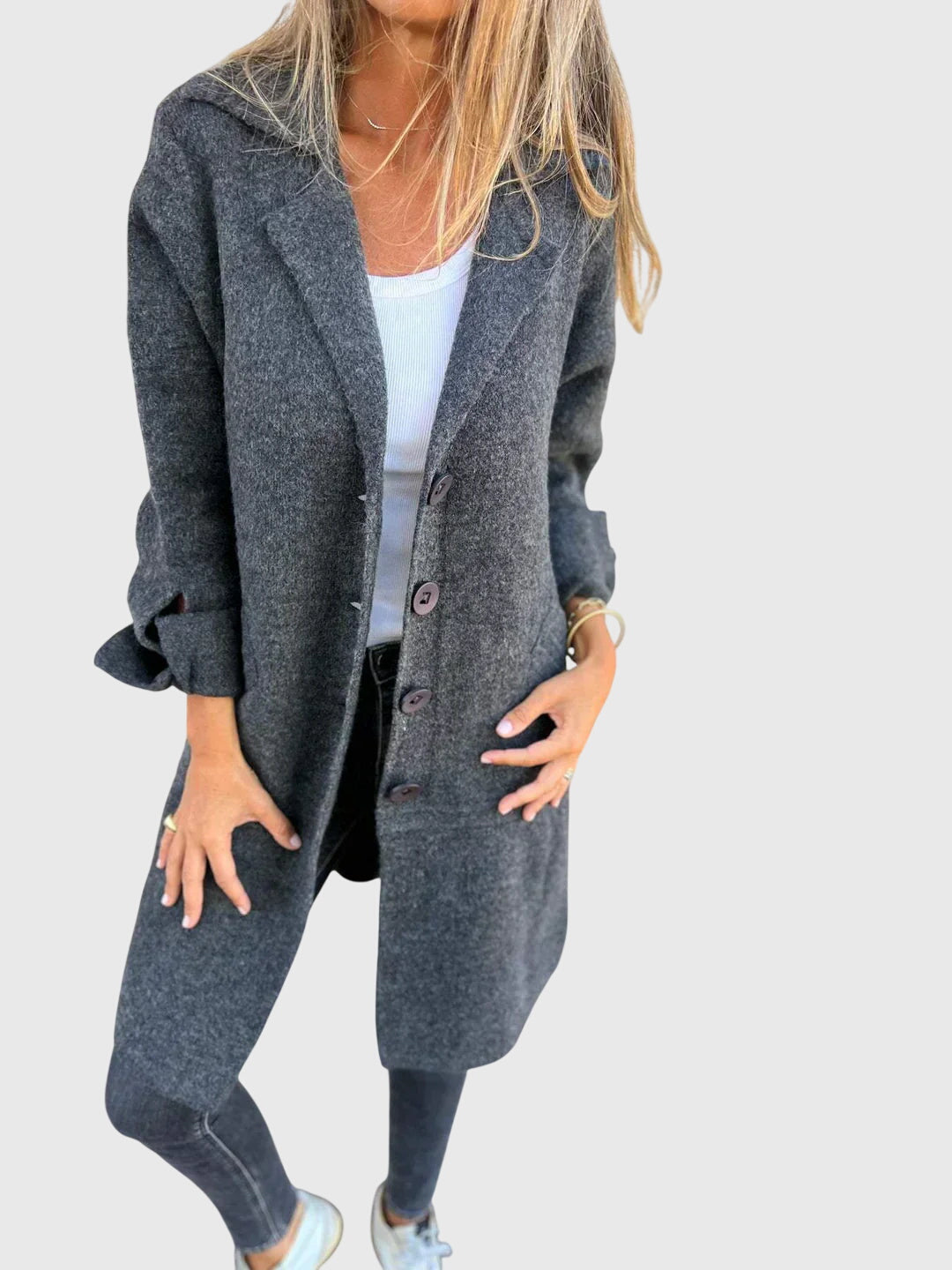 Lisa - Chic Blazer With Buttons