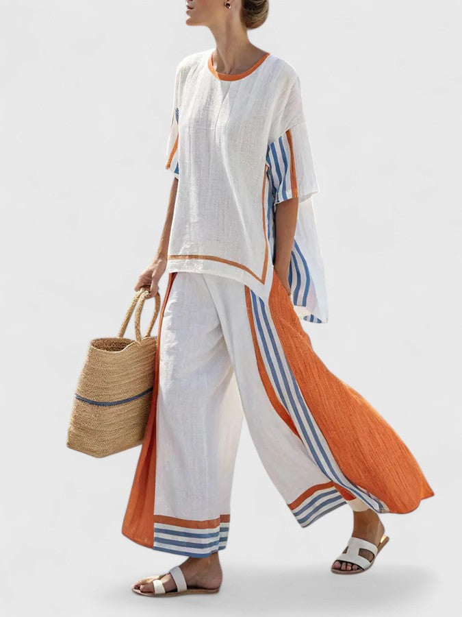 Rosavina - Comfortable Spring Two-Piece Set