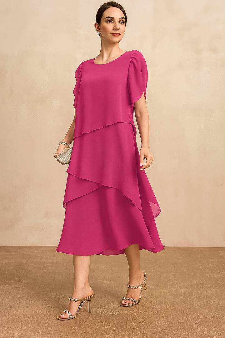 Jean - Classic Chiffon Dress For Women