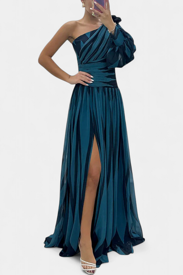 Aubry - Sophisticated Wedding Guest Maxi Dress