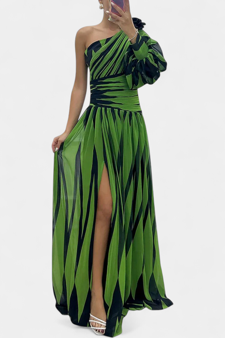 Aubry - Sophisticated Wedding Guest Maxi Dress