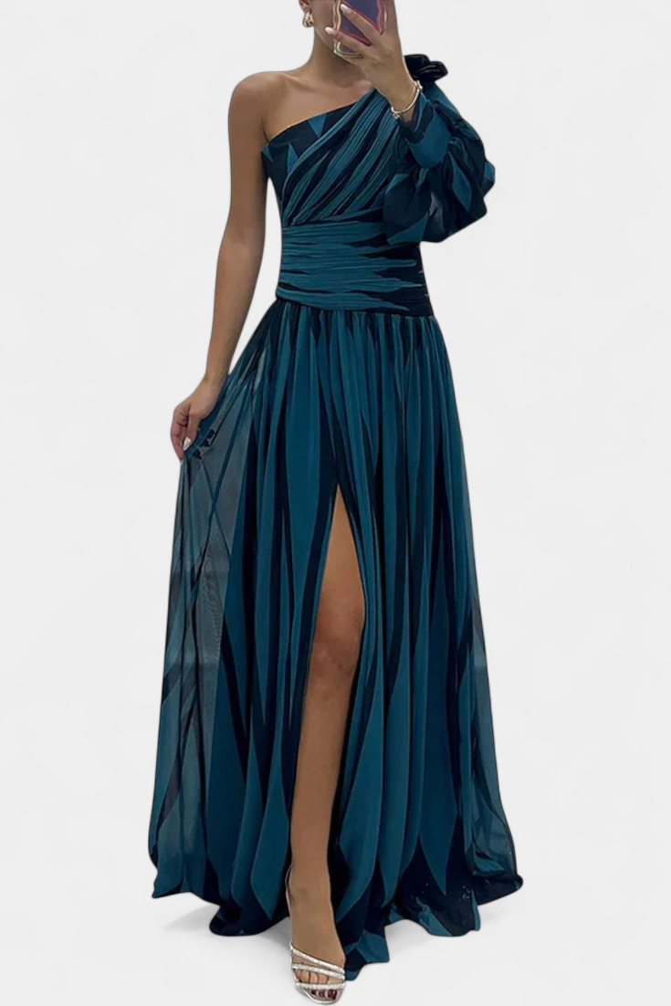 Aubry - Sophisticated Wedding Guest Maxi Dress