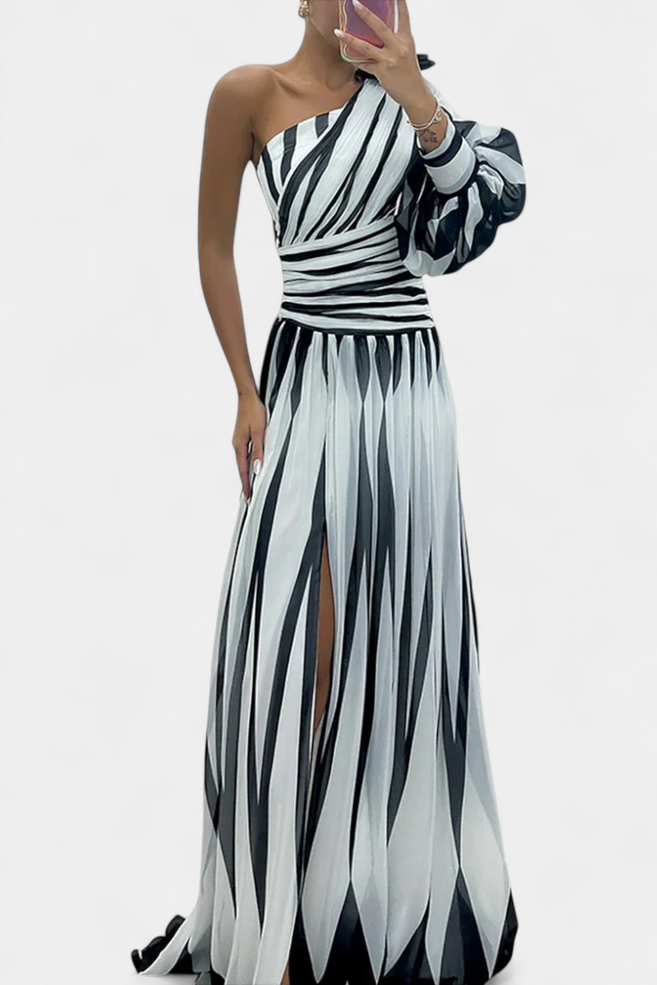 Aubry - Sophisticated Wedding Guest Maxi Dress