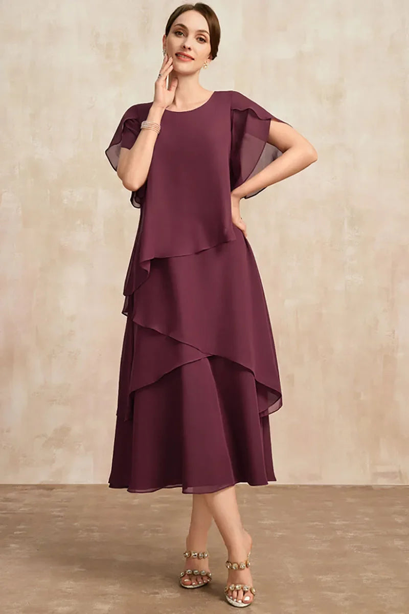 Jean - Classic Chiffon Dress For Women