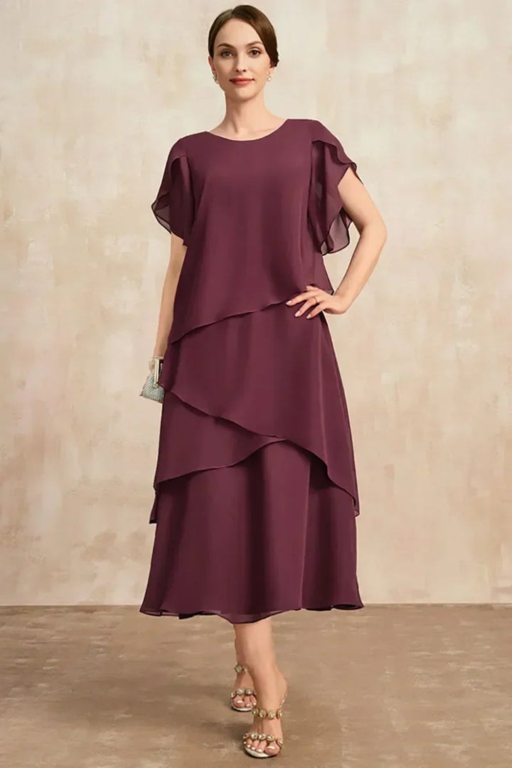 Jean - Classic Chiffon Dress For Women