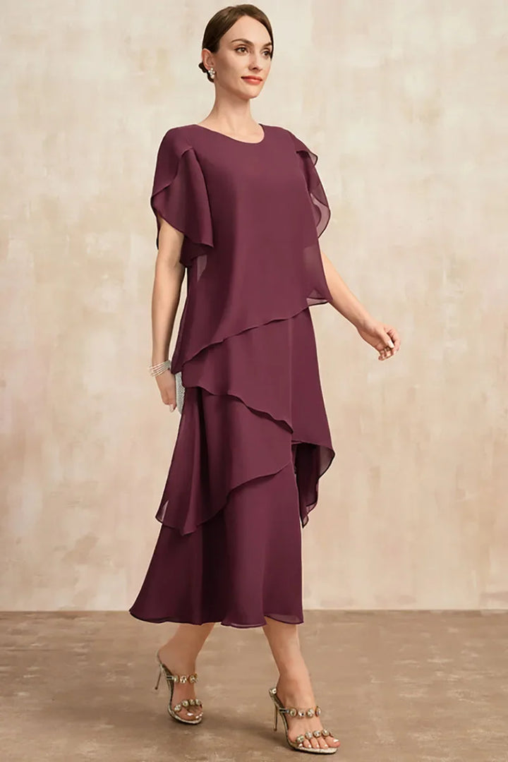 Jean - Classic Chiffon Dress For Women