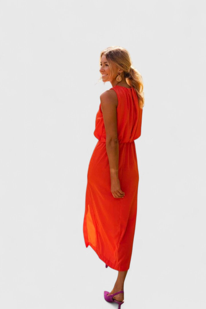 Theonae - Comfortable Summer Midi Dress