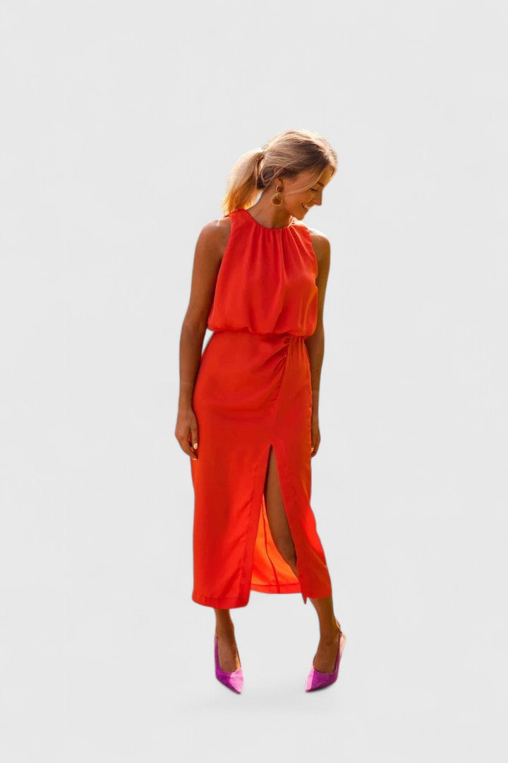 Theonae - Comfortable Summer Midi Dress