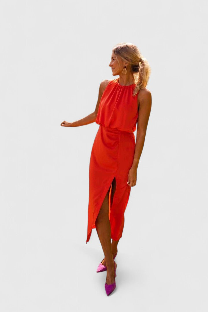 Theonae - Comfortable Summer Midi Dress