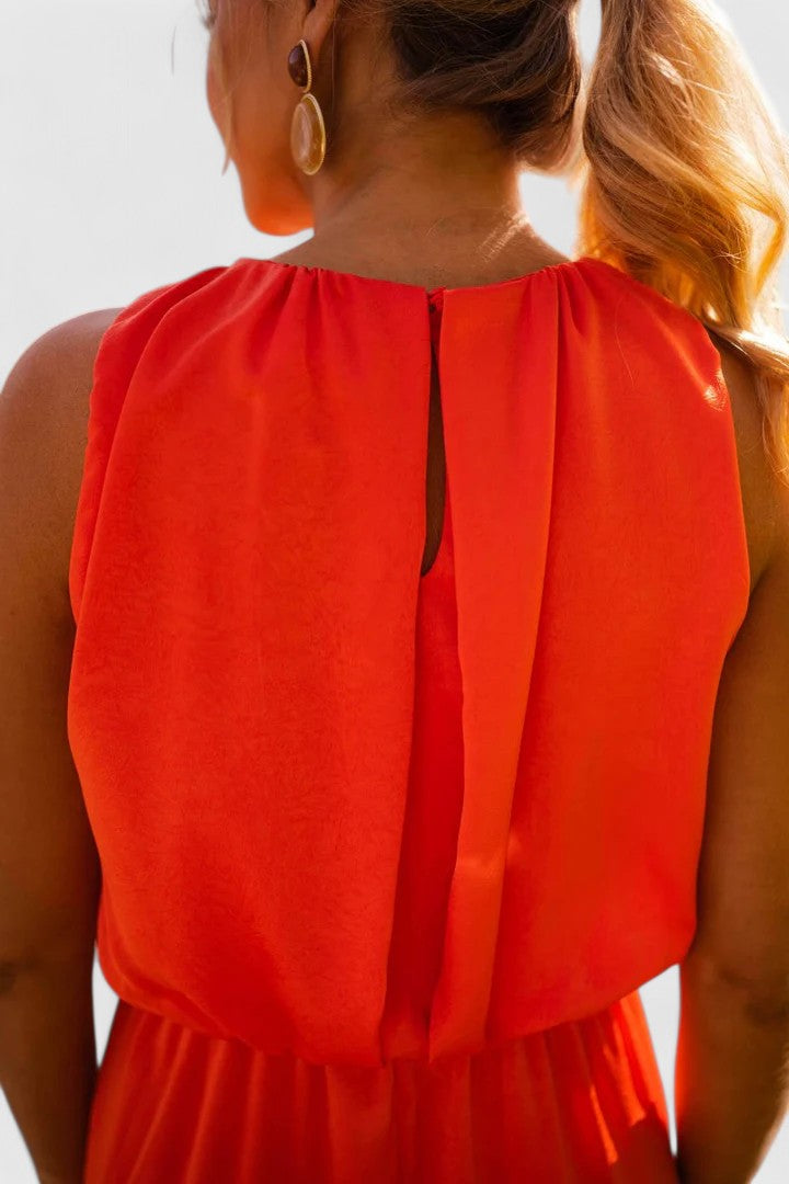 Theonae - Comfortable Summer Midi Dress