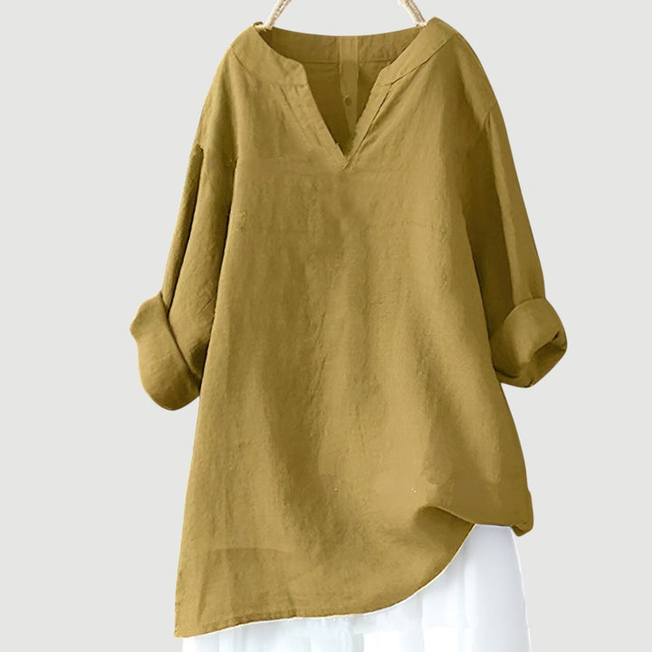 Nicole - Airy and Comfortable V-Neck Top