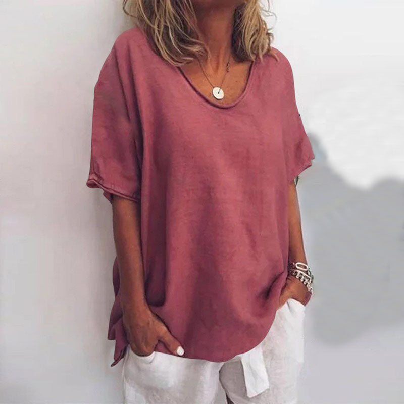 Kathleen - Comfortable Lightweight Loose Blouse
