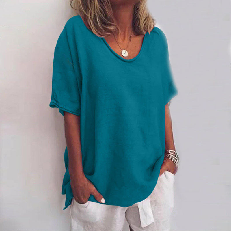 Kathleen - Comfortable Lightweight Loose Blouse
