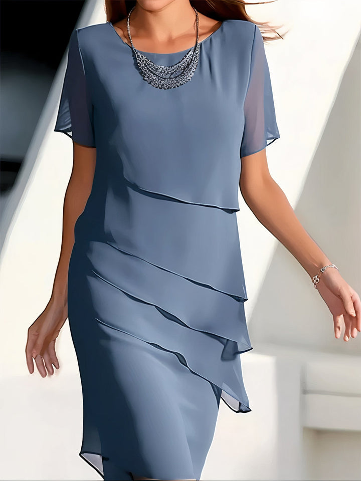 Arya - Women Tiered Chiffon Dress