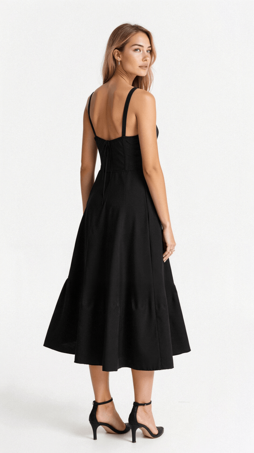 Lux - Elegant Waist Summer Dress with Flattering Fit