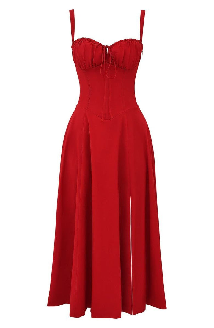 Lux - Elegant Waist Summer Dress with Flattering Fit