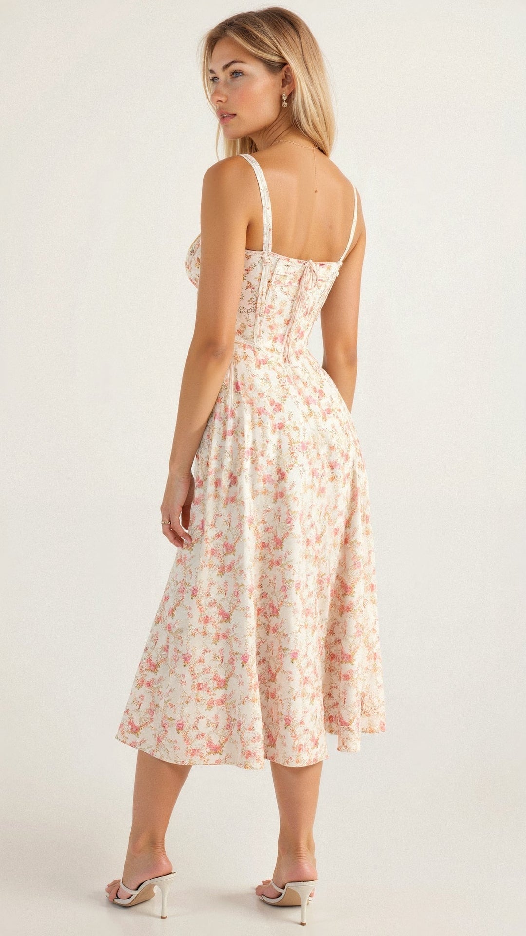Lux - Elegant Waist Summer Dress with Flattering Fit