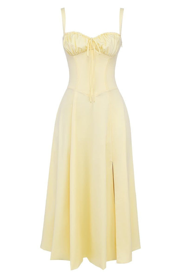 Lux - Elegant Waist Summer Dress with Flattering Fit