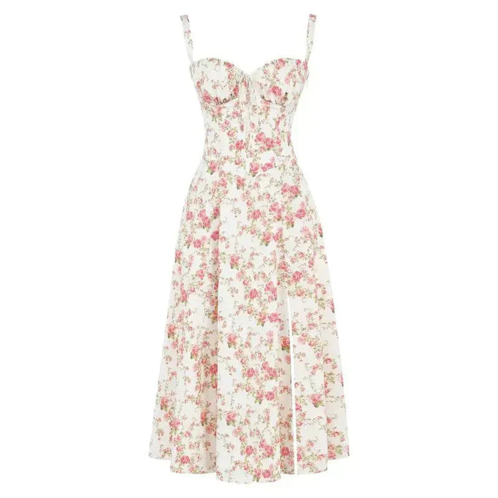 Lux - Elegant Waist Summer Dress with Flattering Fit