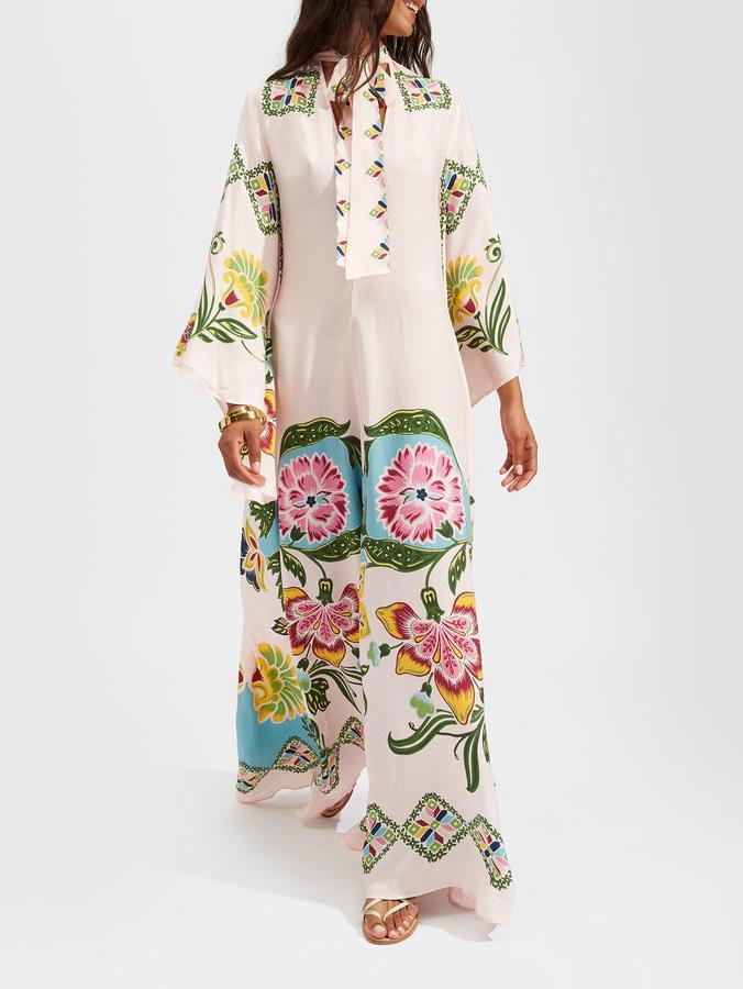 Noelle - Women Long Sleeve Floral Maxi Dress