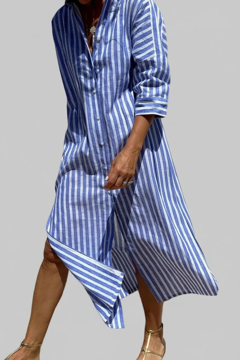Zoey - Stylish Quarter Sleeve Midi Summer Dress