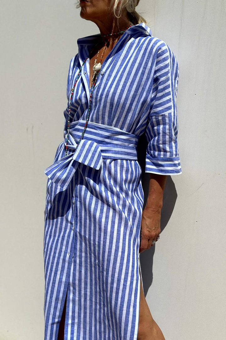 Zoey - Stylish Quarter Sleeve Midi Summer Dress