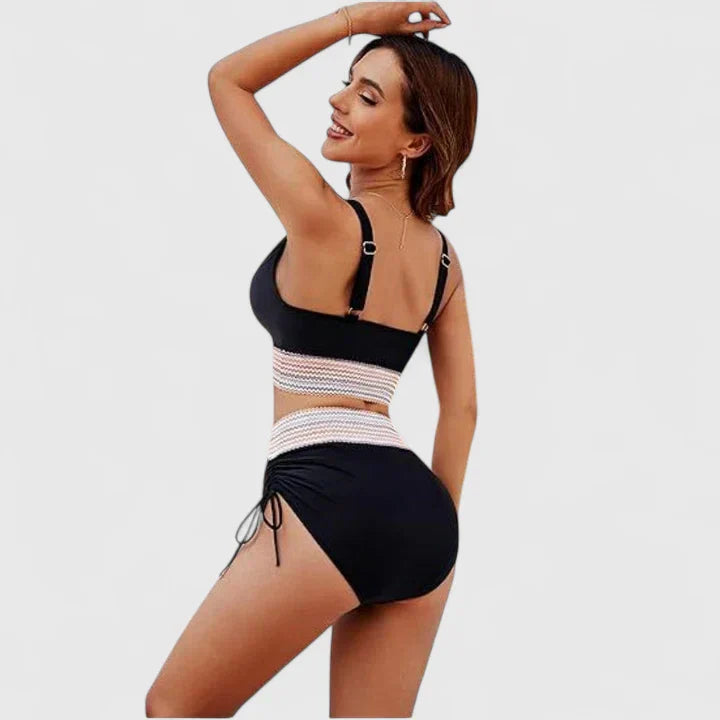 Penelope - Women’s High-Waisted Bikini Swimsuit