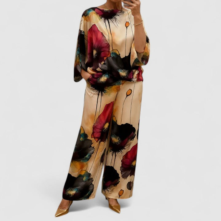 Monica - Elegant Colorful Two-Piece Set